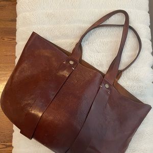 Vintage Clare V Tropezienne Brown Bag